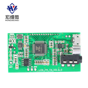 Módulo Transmisor de Radio FM Micro Hongwei, Interfaz UART de 3.3V-5V para Estación de Radio Universitaria - Product Image 4