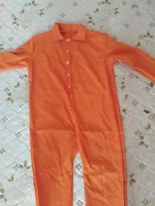 2026 High Quality Prisoner Halloween Cosplay Jail Inmate <strong>Uniform</strong> Adult Plus Size Orange <strong>Prison</strong> Jumpsuit Costume for Men - Product Image 6