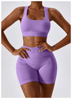 Ensemble de vêtements de sport pour femmes, ensemble de fitness pour la salle de sport, évacuation de l'humidité