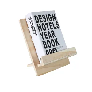 Benutzer definierte klappbare Tischplatte Schreibtisch tragbare Holz Kalenderst änder Holz Basis Tisch Schreibtisch Menü halter Ständer