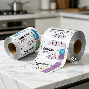 Custom Flexible Pet Nutrition Packaging Roll Film Pet Food Packaging Rollstock Gravure Printed High Barrier <b>Laminated</b> Film - Product Image 5