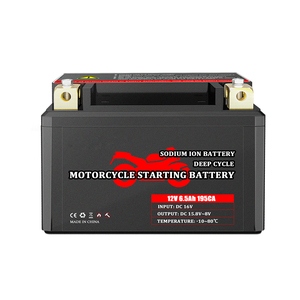 แพ็คแบตเตอรี่โซเดียมไอออน na สำหรับรถจักรยานยนต์195CCA 6.5Ah 12V รอบลึก - Product Image 2