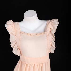 Lemon Story Women Chiffon Nightgown Sleeveless Backless Maid Outfit Soft Sleepwear - Product Image 1
