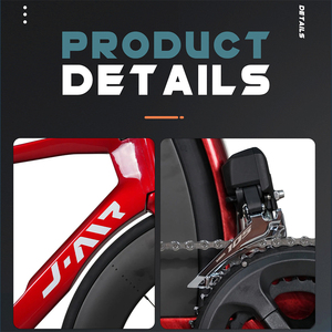 Vélo de route VITTORIA Aero 105 DI2 avec cadre en carbone intégré et roues fermées 700C à frein à disque, haute performance aérodynamique VITTORIA - Product Image 5