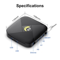 BananaTV X2 4K Android TV Box 4K Ultra HD Amlogic S905L3 2GB RAM 8GB ROM Reproductor Multimedia WiFi de Doble Banda para Streaming en Cine en Casa