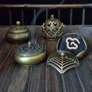 التصميم الأصلي لفائف البخور الموقد المحمولة مبخرة للدراسة غرفة الشاي والتأمل هدية ممتازة لقضاء العطلات - Product Image 1