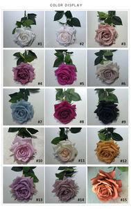W-A0201 Rose artificielle de haute qualité au toucher réel, rose artificielle Alice, rose artificielle <span class=keywords><strong>Louis</strong></span> pour la décoration de mariage - Product Image 6