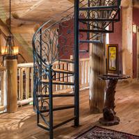 Escaliers modulaires en vente chaude, escalier en colimaçon en fer forgé, décoration extérieure, escaliers pour villa