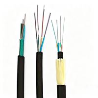 Cable de Fibra Óptica para Exteriores ADSS, 48 Núcleos, Monomodo SM G652d, PVC, 2km, Reforzado con Alambre de Acero, OEM y ODM