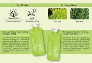 Shampooing et revitalisant JUSTK à la kératine et au collagène pour cheveux abîmés, chaînes de supermarchés, réparation protéique, shampooing à base de plantes, ensemble de soins capillaires - Product Image 5