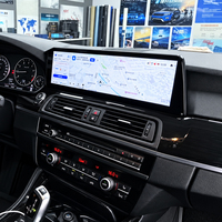 Layar Foforfor 14.9" untuk BMW Seri 5 2010-2017 Carplay Android 13 Radio Mobil Qualcomm 8 Core 4G Stereo Mobil GPS DSP WIFI Upgrade