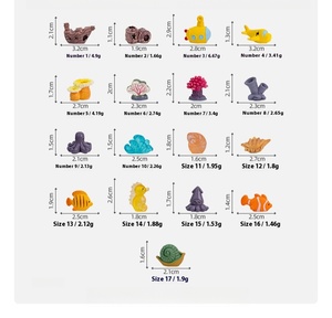 Bán buôn sáng tạo dưới nước Thế giới cá san hô tàu ngầm vi cảnh quan cảnh quan nhỏ đồ trang trí Nhựa Tùy chỉnh thủ công - Product Image 6