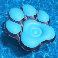 Jouet aquatique gonflable en forme de patte de chien - Convient aux enfants, aux adultes et aux animaux de compagnie, piscine, plage