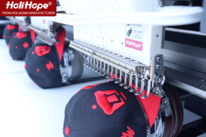 Máquina de Bordar Industrial HoliHope de 15 Agujas y <span class=keywords><strong>4</strong></span> Cabezales, Máquina de Bordar 3D para Gorras, Camisetas Planas y Logotipos, Similar a Zsk <span class=keywords><strong>Happy</strong></span> Swf Tajima - Product Image 5