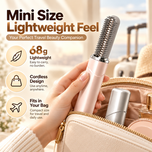 Brosse coiffante sans fil à chauffage MCH, revêtement céramique, chargement Type-C, légère, outil de salon - Product Image 2