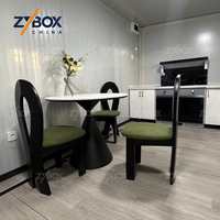 Maison préfabriquée mobile extensible à 2 chambres, prête à l'emploi, de type cabine, conforme aux normes américaines, 20 pieds ou 40 pieds