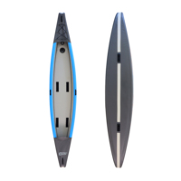 Dropstitch Kayak Boat Gonflable DWF Kayak 420cm Dropstich Tandem Blue Touring Canoe Boat pour 2 Personnes
