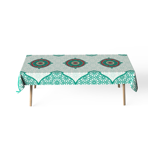 Nappe de table jetable en plastique personnalisée, design unique, Ramadan Eid Mubarak, nappe islamique musulmane <span class=keywords><strong>Sufra</strong></span> pour la décoration de fête - Product Image 2