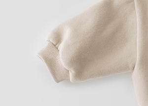 Conjuntos de Dos Piezas para Bebés, Sudadera con Capucha de Orejas de Oso, Color Gris Sólido, Ropa para Bebés - Product Image 4