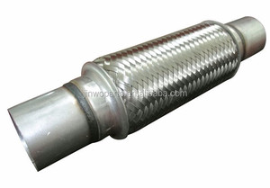 Mới 1.75 \ "thép không gỉ ống xả Flex Ống bện sóng ống thổi Máy phát điện xe bộ phận động cơ xả khớp nối Flex doanh - Product Image 2