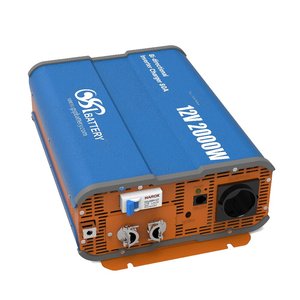 อินเวอร์เตอร์สำหรับรถยนต์แบบสองทิศทาง 2000W 12V คลื่นไซน์บริสุทธิ์ พร้อมฟังก์ชั่นชาร์จแบตเตอรี่ แปลงไฟ DC เป็น AC - Product Image 5