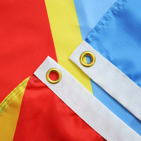 Événements de football mondial 2026 Impression sérigraphique 68D 90x150cm Drapeau de la République démocratique du Congo