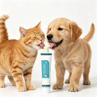 Pâte multivitaminée assortie pour animaux de compagnie, pâte multivitaminée pour chats et chiens, soutien immunitaire, absorption rapide, haute teneur en protéines, 120 g, OEM ODM, étiquette privée