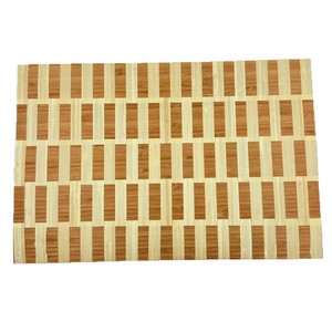 Woven <b>Bamboo</b> Veneer <b>Panel</b> 120x60cm Smooth Eco-Friendly Furniture Board - Product Image 1