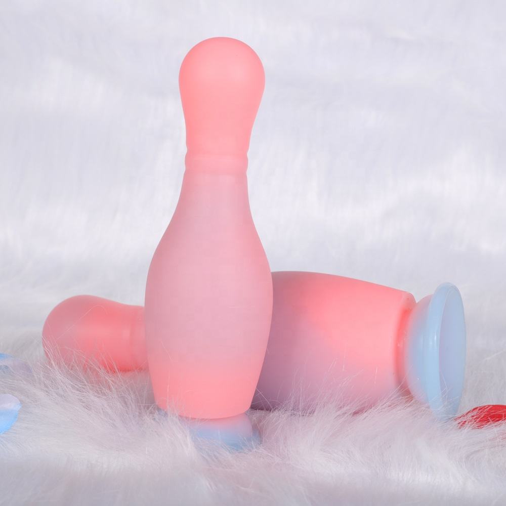 Anal plug bowling ball glowing