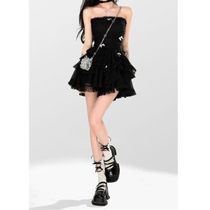 Vestido de Fiesta Estilo Francés Chic Pure-Cut 2026, Nueva Colección de Verano para Mujer, Cintura Ajustada, Top Tubo, Alta Costura, Falda de Tul con Volumen - Product Image 4