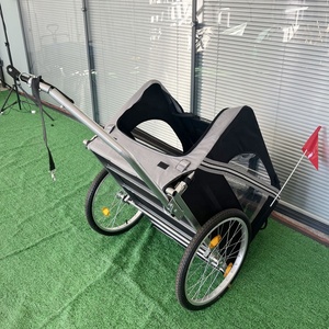 Rimorchio per Bicicletta per Animali Domestici con Attacco Rapido e Facile, Pieghevole, per Passeggiate all'Aperto, Passeggino per Gatti, Rimorchio da Viaggio - Product Image 5