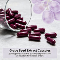 Capsules d'extrait de pépins de raisin en marque blanche – Complément alimentaire en vrac pour la nutrition quotidienne des adultes