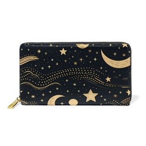 New Arrival Large Capacity <b>Ladies</b> Cell Phone <b>Wallet</b> Long Zipper Leather <b>Wallet</b> Customs logo Printing Purse - Product Image 1