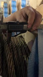 Настоящая фабрика 6X19S + FC / IWRC смазанный желтой смазкой Металлический Стальной Трос 22 мм 24 мм - Product Image 6