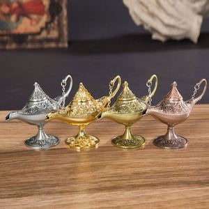 Lampes à encens classiques en forme de lampe magique de la légende, brûleurs d'encens rétro, lampe à huile à vœux, décoration d'intérieur, cadeau - Product Image 2