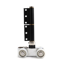 Charnière de porte pliante en aluminium robuste pour usage commercial avec roulettes, design moderne, capacité de charge de 60 kg