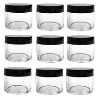 Pots cosmétiques portables en plastique sans air colorés avec couvercles 5g 10g 20g – Pots vides en plastique pour crème