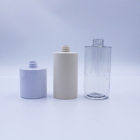 Emballages cosmétiques très demandés, flacons en plastique PET mat pour lotion, savon liquide pour les mains, gel douche, produits de soin de la peau, forme cylindrique