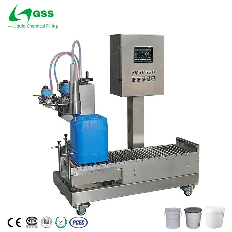 GSS yarı otomatik viskoz sıvı dolum makinesi