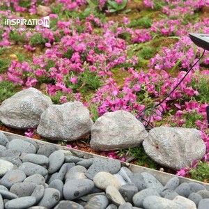 Casa de Hadas de Piedra Luminosa de FRP, <span class=keywords><strong>Roca</strong></span> Artificial Translúcida con LED para Jardín Encantado, Decoración de Piedra de FRP Translúcida para Parque - Product Image 4