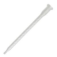 Buse mélangeuse statique carrée jetable à baïonnette, 21 éléments, tube de mélange pour la distribution d'adhésif époxy bicomposant de 50 ml