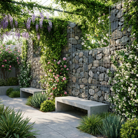 Malla de Gabion de Piedra Soldada de Alta Resistencia Personalizada para Muros de Contención Decorativos y Paisajismo de Jardines