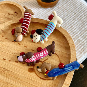 2025 nouveau mignon <span class=keywords><strong>teckel</strong></span> chien en forme de pince à cheveux cheveux cassés sur le côté et le front bandeau pince pour les femmes - Product Image 4