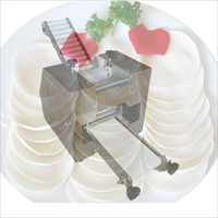 Rouleau à pâte automatique de table pour la préparation de raviolis, lames en acier inoxydable, haute capacité 40-50 pièces/min, empanadas, pizza, JUYAO