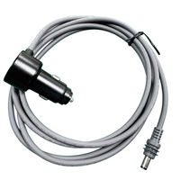 Cable de Alimentación para Auto Utech de 2M/6.5 Pies para Starlink Mini, Cargador Tipo-C para Auto de 12V-24V con Voltímetro, Cable con Malla de Protección de PVC, Mini Cámara