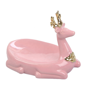 Deliziosa <span class=keywords><strong>Portasapone</strong></span> in Ceramica Rosa con Logo Personalizzato e Api Dorate, Moderno ed Ecologico, un Accessorio da Bagno Dolce ed <span class=keywords><strong>Elegante</strong></span> - Product Image 5