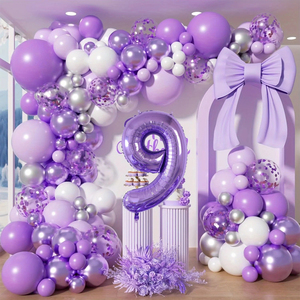 Kit Arco di <span class=keywords><strong>Palloncini</strong></span> a Tema Spider <span class=keywords><strong>con</strong></span> <span class=keywords><strong>Palloncini</strong></span> Starburst per Decorazioni di Compleanno Supereroe e Baby Shower per Feste a Tema Spider - Product Image 6