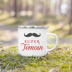 Super Temoin smalto stampato francese tazza <span class=keywords><strong>di</strong></span> addio al nubilato festa tazza <span class=keywords><strong>di</strong></span> caffè damigella migliore uomo campeggio tazze regali <span class=keywords><strong>di</strong></span> nozze per <span class=keywords><strong>testimone</strong></span> - Product Image 6