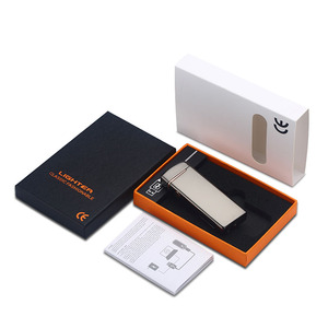 Briquet électronique rechargeable à double arc étanche au vent Affichage de la puissance LED Bougie à fumer électrique Cadeau d'affaires pour le feu - Product Image 6