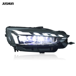 Ensemble de phares Jushun Audi A5, feux de jour LED, clignotants séquentiels, 12V 15000Lm, fabrication chinoise - Product Image 3